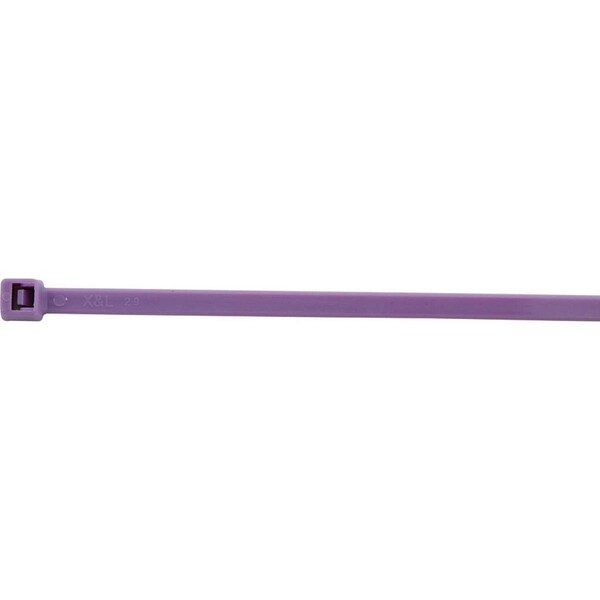 Allstar Performance 7.25 in. Wire Ties Wraps, Purple, 100PK - ALL14138