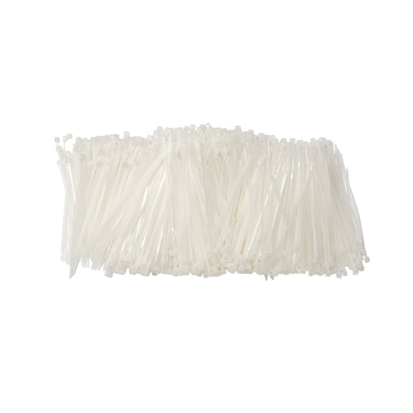 South Main Hardware Cable Tie, 14 in L, Natural, Nylon, 75 lb Strength, 1000 PK - 220193