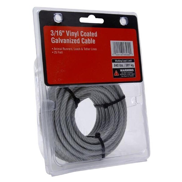Baron Mfg Cable Clamshell - 0.187 x 50 x 7 x 19 in. - AC-13110
