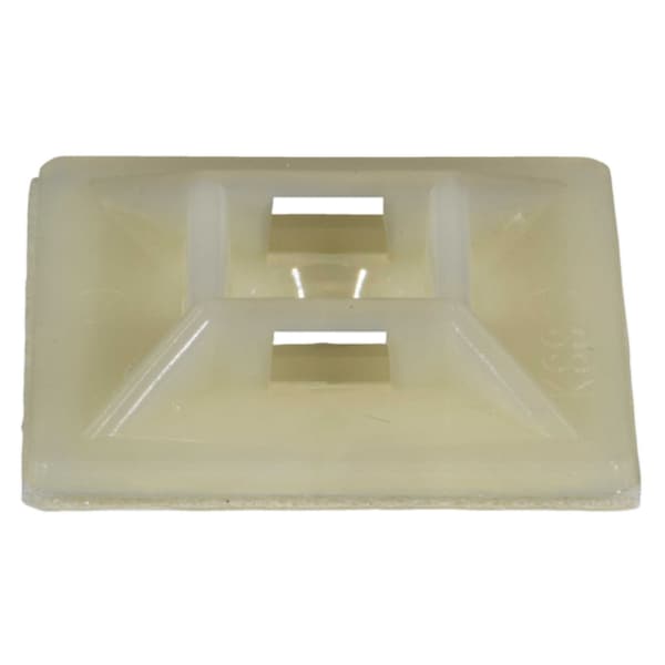 Midwest Fastener 1-1/8" x 1-1/8" Cable Tie Mounting Bases 10PK - 33401