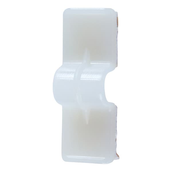 Jandorf Cable Clamp, Nylon, 1/4 in Bundle Dia., Natural, 1.38 in L - 61407