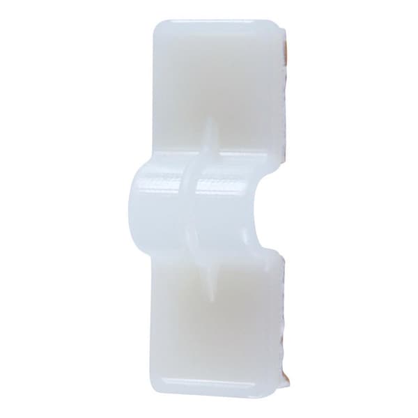 Jandorf Cable Clamp, Nylon, 1/4 in Bundle Dia., Natural, 1.38 in L - 61407