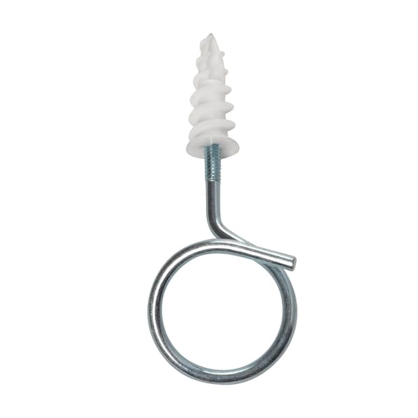Winnie Industries 1 1/4in. 10-24 Threaded Bridle Ring with Drywall Anchor, 100PK - WBR125DW