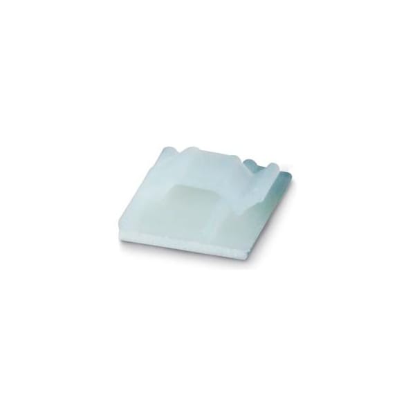 Del City Div Of Actuant Cable Clip, Nylon, 1/4 in Bundle Dia., Natural, 5/8 in L - 9775