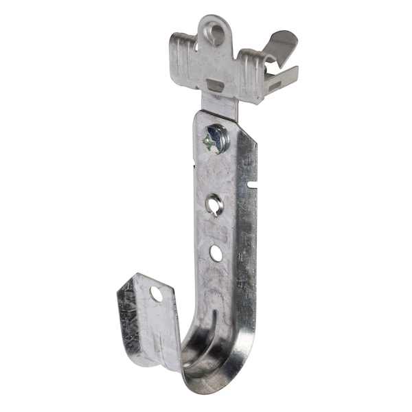 Winnie Industries 1 5/16in. J Hook with Angle Clip & Hammer on Flange 5/16in. to 1/2in., 100PK - WJH21ACM58