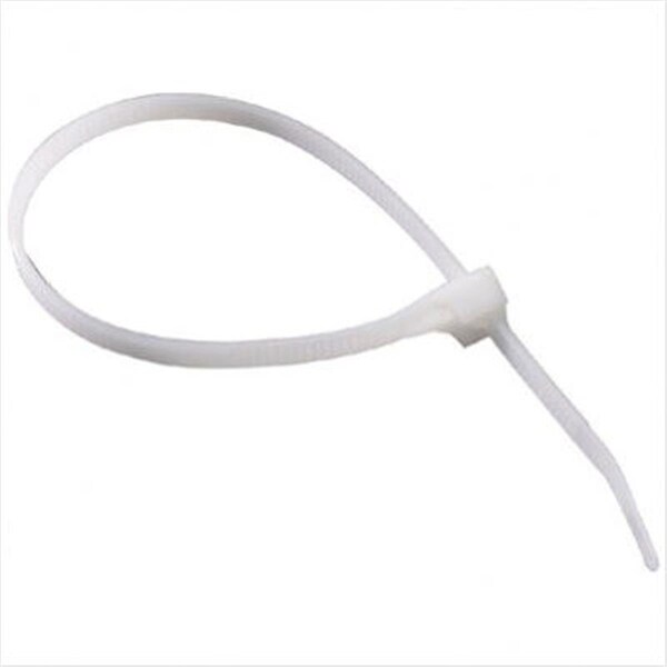Vortex Cable Tie, 14 in L, 4 in Max Bundle Dia., Natural, Nylon 6/6, 75 lb Strength - VO3684815