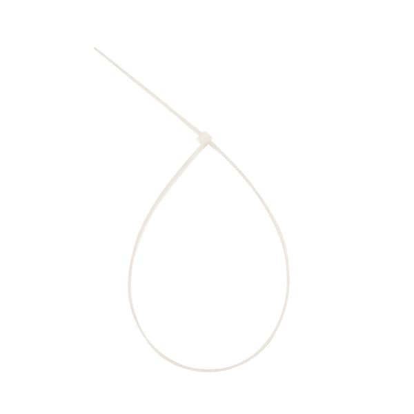 South Main Hardware Cable Tie, 14 in L, Natural, Nylon, 40 lb Strength, 500 PK - 200110