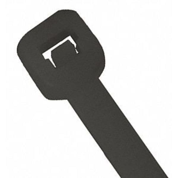 Partners Brand Cable Tie, 11 in L, Black, Nylon, 50 lb Strength, 1000 PK - CTUV1150