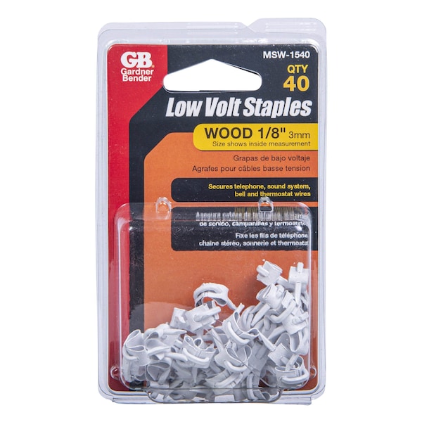 Gardner Bender Staple, 18 in W Crown, Steel - MSW-1540