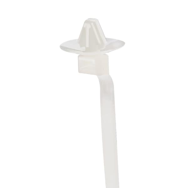 Panduit Cable Tie, 7 in L, 1.57 in Max Bundle Dia., Natural, Nylon 6/6, 50 lb Strength, 500 PK - PLUP40SE-D