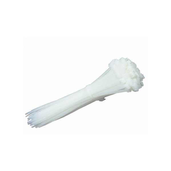Associated Bag Cable Tie, 1 in L, Nylon, 250 PK - 248262