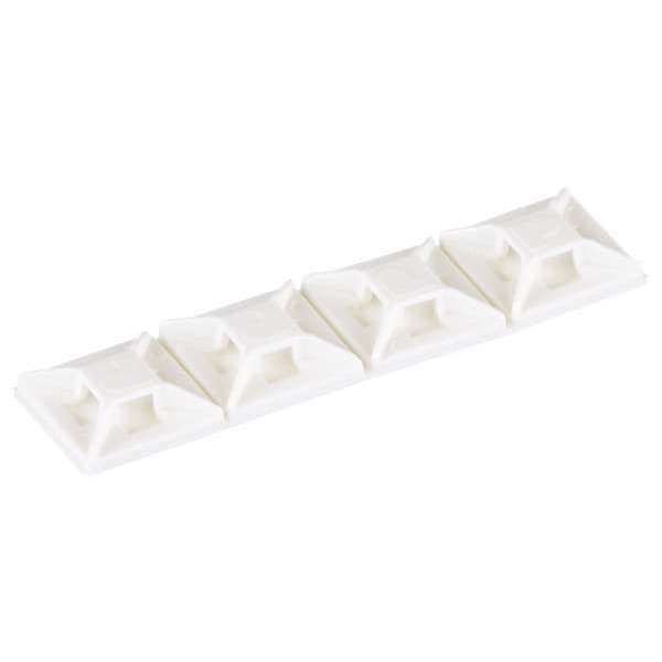 Panduit Cable Tie Mount, Adhesive Backed, PK1000 - ABM1M-AT-M0