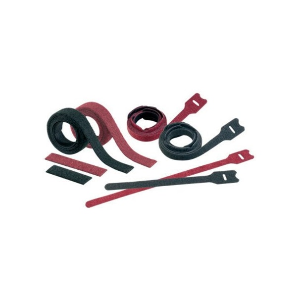 Panduit Cable Tie, 12 in L, 3.20 in Max Bundle Dia., Red, Nylon, 50 lb Strength, 10 PK - HLSP3S-X12