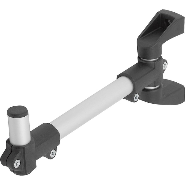 Kipp Monitor Bracket Support Arm Single, Thermoplastic, Comp:Aluminum - K1510.3010