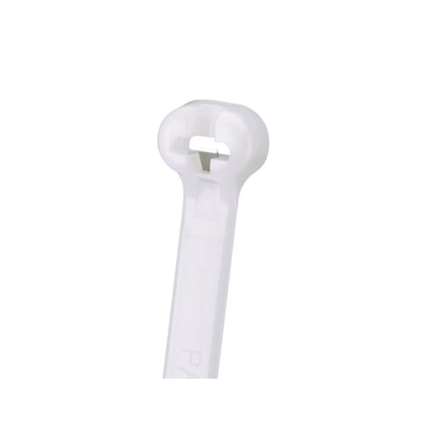 Panduit Cable Tie, 31 in L, 9 in Max Bundle Dia., Natural, Nylon 6/6, 120 lb Strength, 100 PK - BT9LH-C