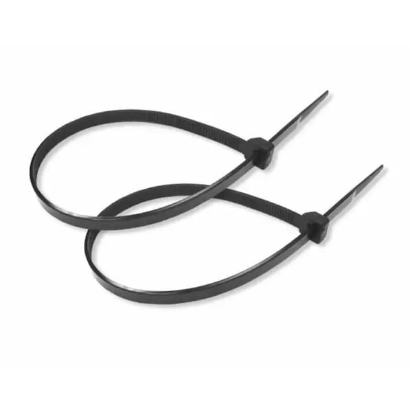 Tarps Now Cable Tie, 14 in L, Black, Nylon, 120 lb Strength, 100 PK - TACT14BK-100