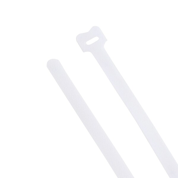 South Main Hardware Cable Tie, 8 in L, White, 100 PK - 222177