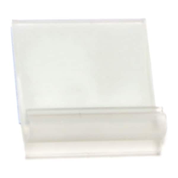 Midwest Fastener Cable Clip, Plastic, 1/8 in Bundle Dia., 1/2 in L, 10 PK - 66864