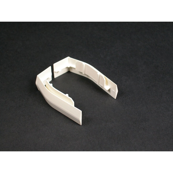 Legrand Raceway Base Seam Clip, 4 in W, 2 in H, 0.625 in L, White - 40N2F05WH