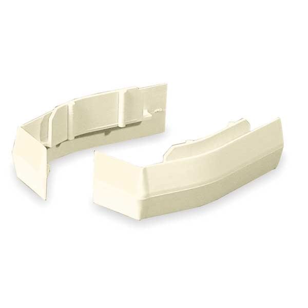 Legrand Raceway Base Seam Clip, 4 in W, 2 in H, 0.625 in L, White - 40N2F05WH
