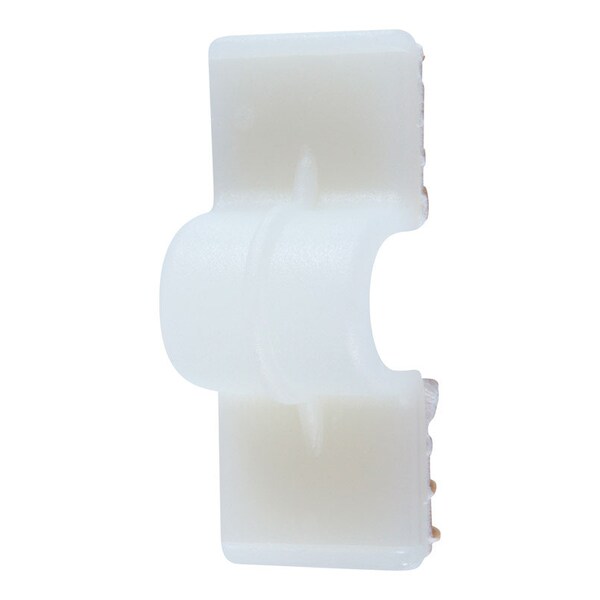 Jandorf Cable Clip, Nylon, 3/8 in Bundle Dia., Natural, 1-1/2 in L - 61412