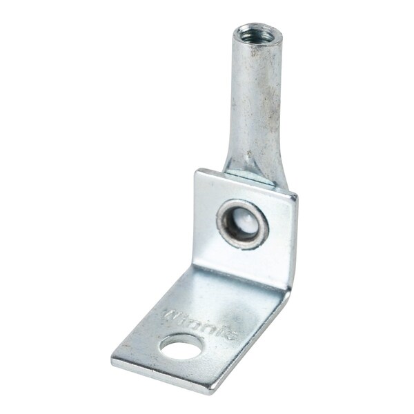 Winnie Industries Angle Clip with 1/4in. Hole and 1/4-20 Threaded Eyelet, 100PK - WANGLE4T