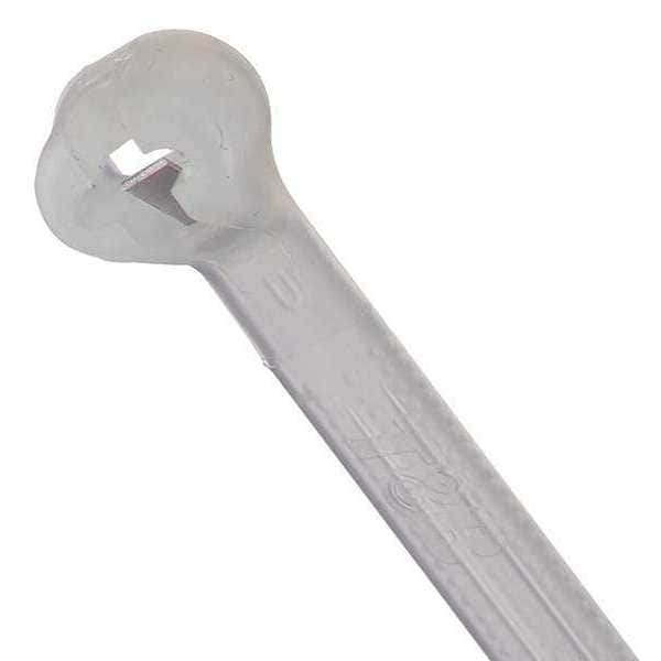 Ty-Rap Cable Tie, 14-1/2 in L, 4 in Max Bundle Dia., Natural, Nylon 6/6, 30 lb Strength, 1000 PK - TY244M