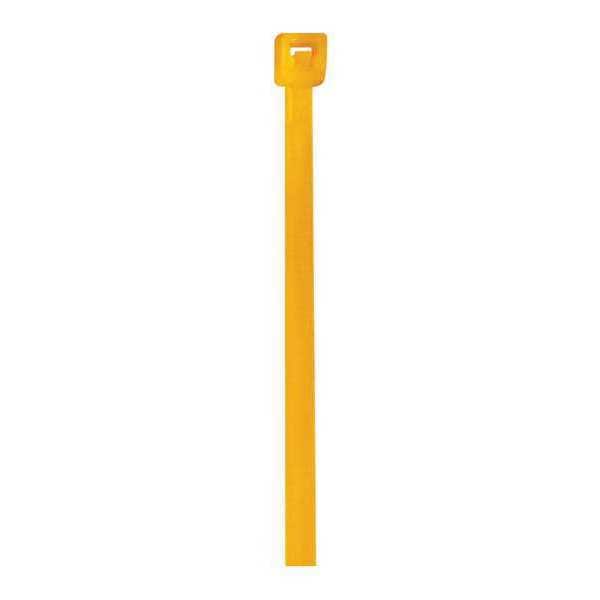 Partners Brand Cable Tie, 5-1/2 in L, Fluorescent Orange, Nylon, 40 lb Strength, 1000 PK - CT433H