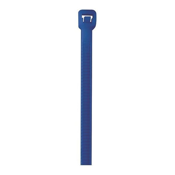 Partners Brand Cable Tie, 8 in L, Blue, Nylon, 40 lb Strength, 1000 PK - CT444D