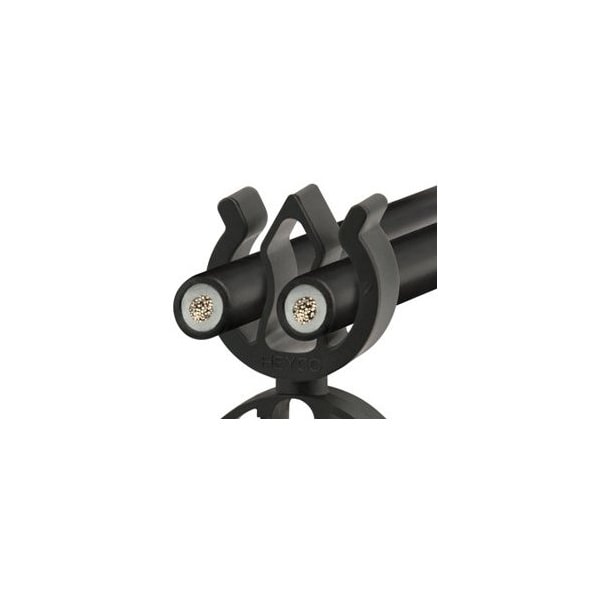 Heyco Cable Clip, Nylon 6/6, 0.315 in Bundle Dia., Black, 0.92 in L, 100 PK - S6627