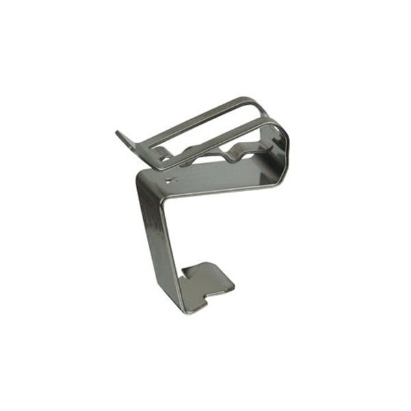 Heyco Cable Clip, 304 Stainless Steel, 0.33 in Bundle Dia., 0.97 in L, 2000 PK - S6593