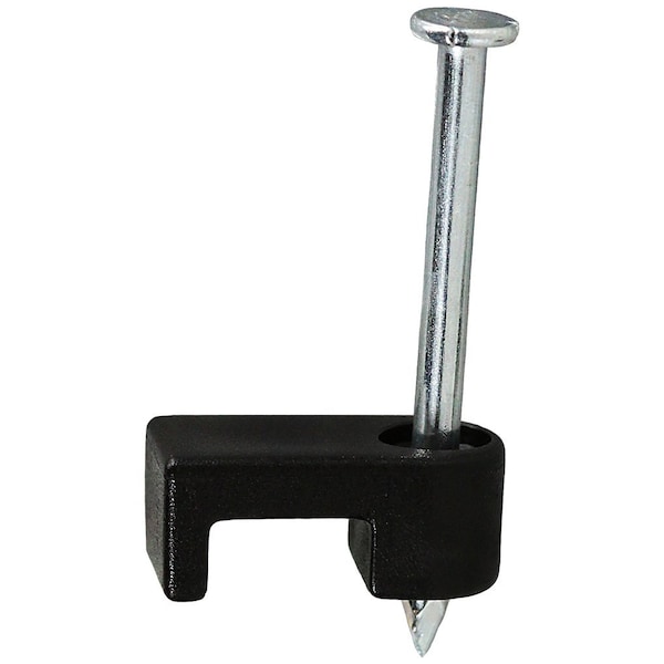 Dottie L.H. Dottie 1/4'' X 1/8'' UV Black Bell Telephone and Thermostat Wire Strap, 500PK - PLX18B