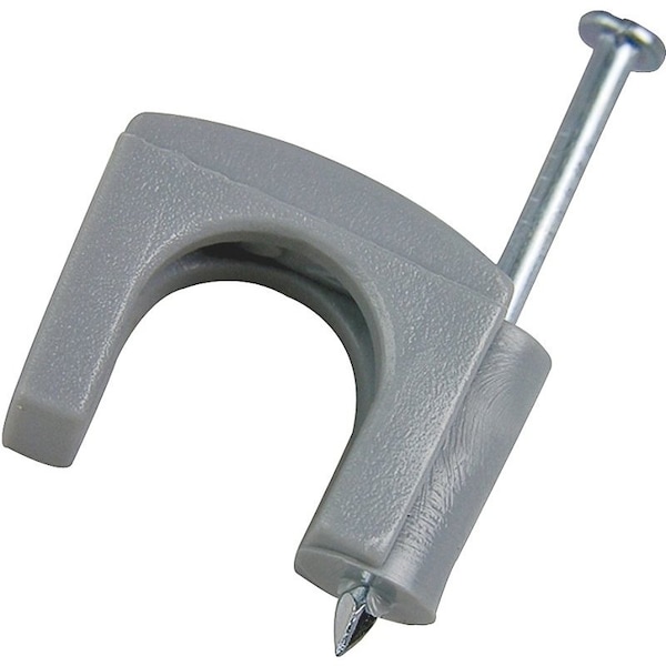 Gb Gardner Bender Staple, 7/16 in W Crown, 1-1/4 in L Leg, Polyethylene - PSG-15