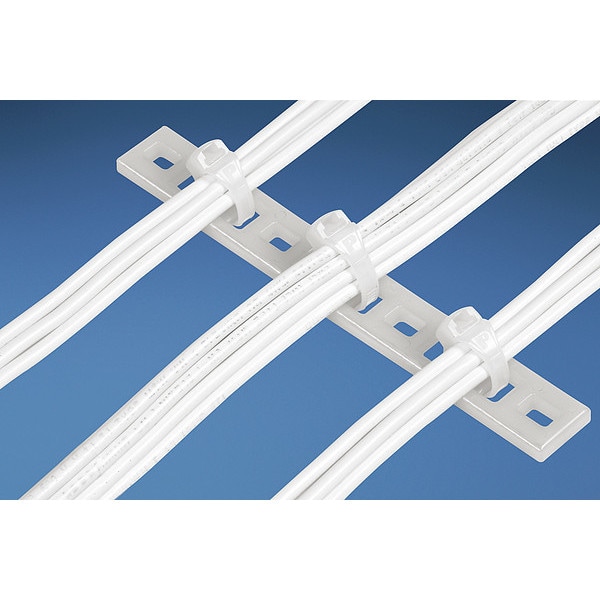 Panduit Multtieplt, 6bdle, M-H, #6screw, Nat, PK100 - MTP6H-E6-C