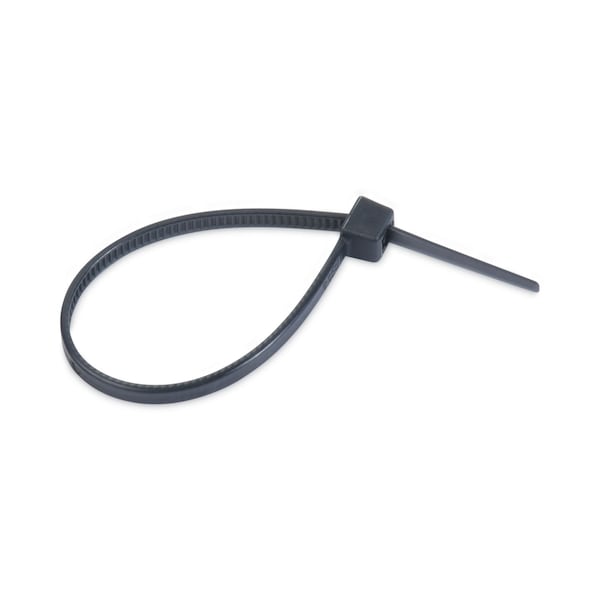 Tatco Cable Tie, 4 in L, Black, Nylon, 18 lb Strength, 1000 PK - 22500