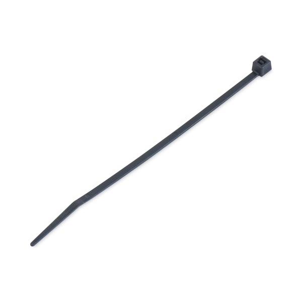 Tatco Cable Tie, 4 in L, Black, Nylon, 18 lb Strength, 1000 PK - 22500