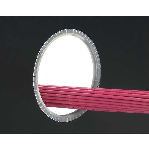 Panduit Grommet Edging, .144" Thick, White, 100ft L - GEE144F-A-C