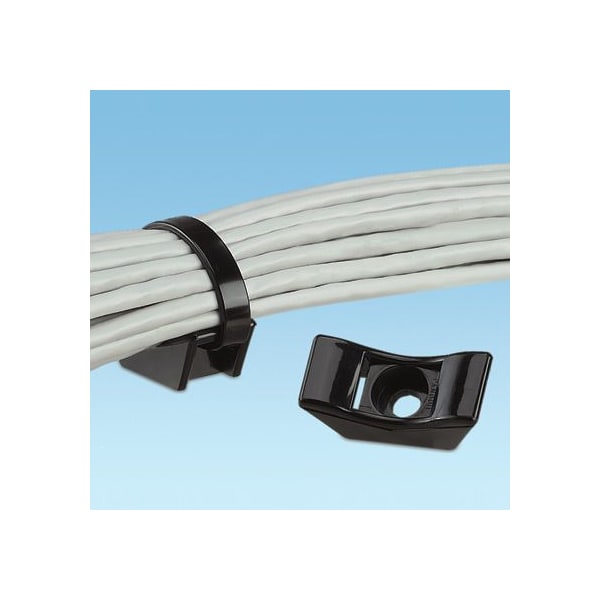 Panduit Cable Tie Mount, Extra-Heavy, #8 Screw ( - TMEH-S8-Q0