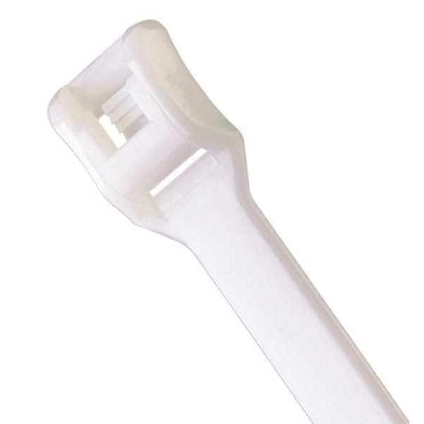 Panduit Cable Tie, 15 in L, 4 in Max Bundle Dia., Natural, Nylon 6/6, 50 lb Strength, 1000 PK - ILT4S-M