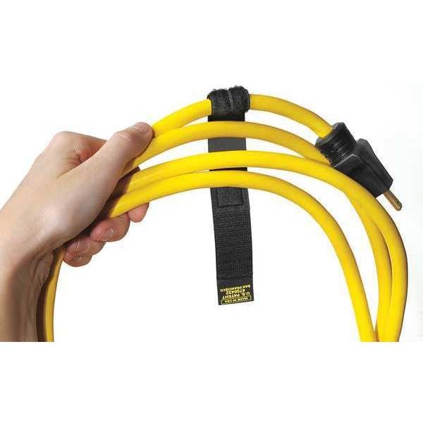 Rip-Tie Cable Tie Strap, 14 in L, 3.80 in Max Bundle Dia., Blue, Nylon, 90 lb Strength, 10 PK - H-14-010-BU