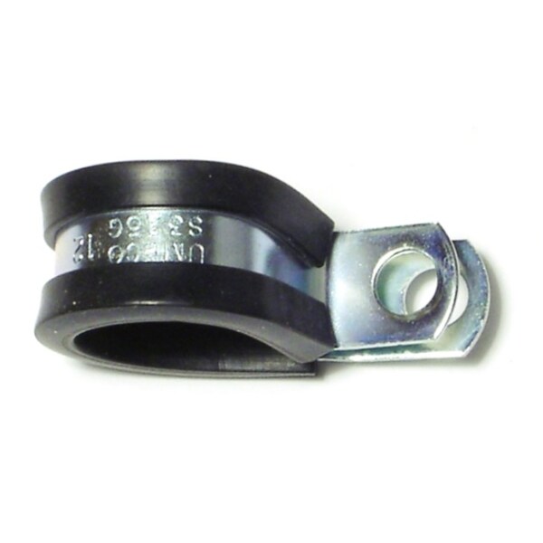 Midwest Fastener Cable Clip, Steel, 1/2 in L, 8 PK - 72545