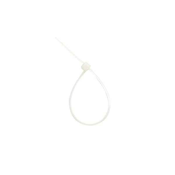 South Main Hardware Cable Tie, 4 in L, Natural, Nylon, 18 lb Strength, 1000 PK - 220103
