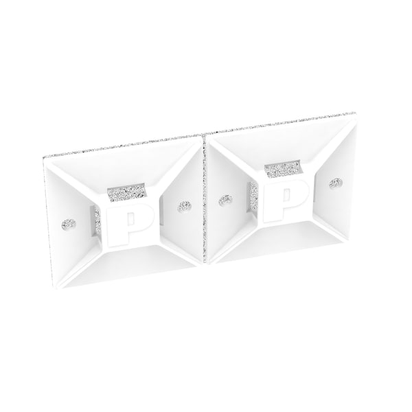 Panduit Cable Tie Mount, Vhb Adh., 1.5" X 1.5" (50 Pack), 50PK - ABM3H-AV-L