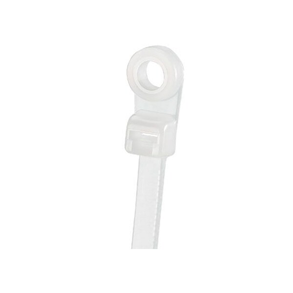 Panduit Cable Tie, 12 in L, 3 in Max Bundle Dia., Natural, Nylon 6/6, 50 lb Strength, 100 PK - PLC3S-S10-C