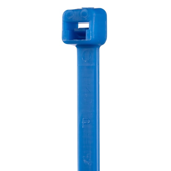 Panduit Cable Tie, 8 in L, 2 in Max Bundle Dia., Blue, Nylon 6/6, 40 lb Strength, 1000 PK - PLT2I-M6