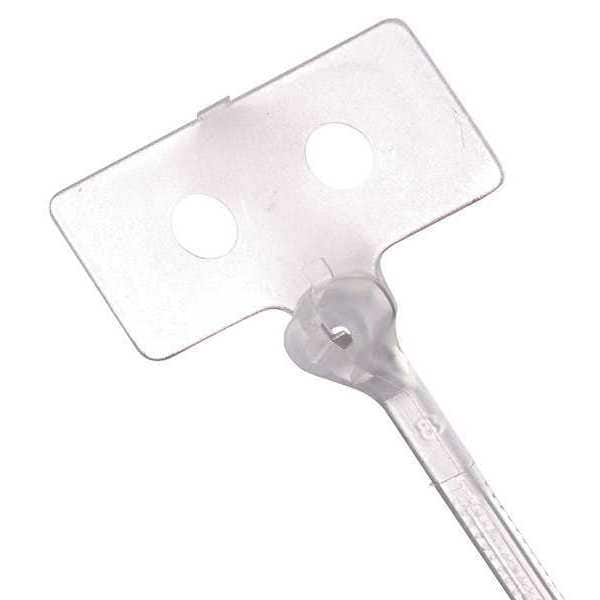 Ty-Rap Cable Tie, 4 in L, 1/16 in Max Bundle Dia., Natural, Nylon 6/6, 18 lb Strength, 100 PK - TY553M