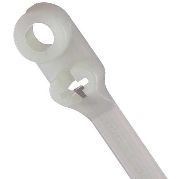 Ty-Rap Cable Tie, 14 in L, 3-1/2 in Max Bundle Dia., Natural, Nylon 6/6, 120 lb Strength, 500 PK - TY37M