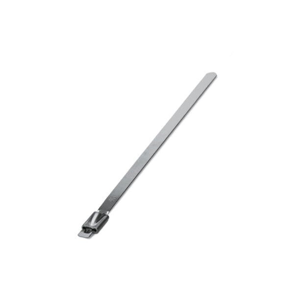 Phoenix Contact Cable Tie, 150 mm L, Silver, 316 Stainless Steel, 890 N Strength - 3240820