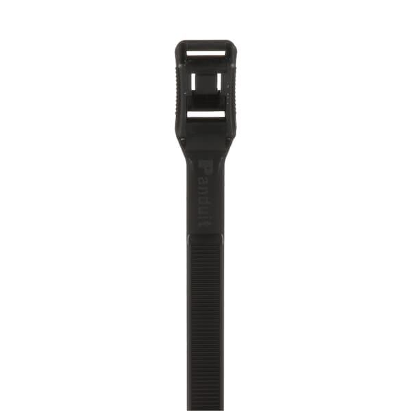 Panduit Cable Tie, 10-1/2 in L, 2.60 in Max Bundle Dia., Black, Nylon 6/6, 160 lb Strength, 100 PK - HV965-C0