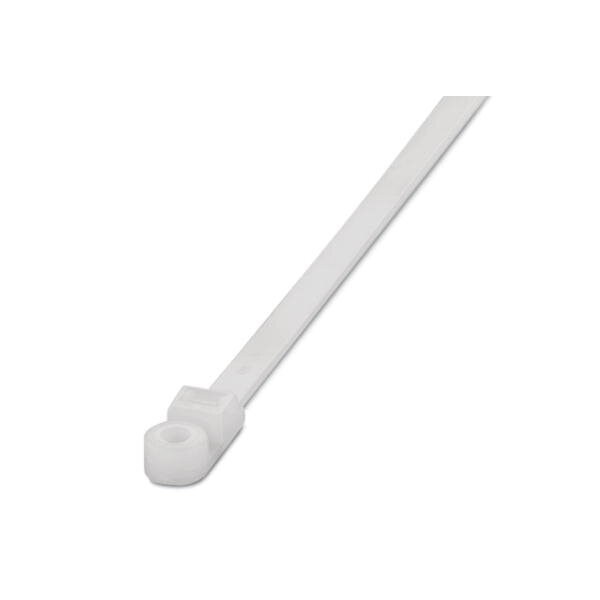 Phoenix Contact Cable Tie, 300 mm L, 6.5 mm Max Bundle Dia., Transparent, PA 6.6, 540 N Strength - 3240724